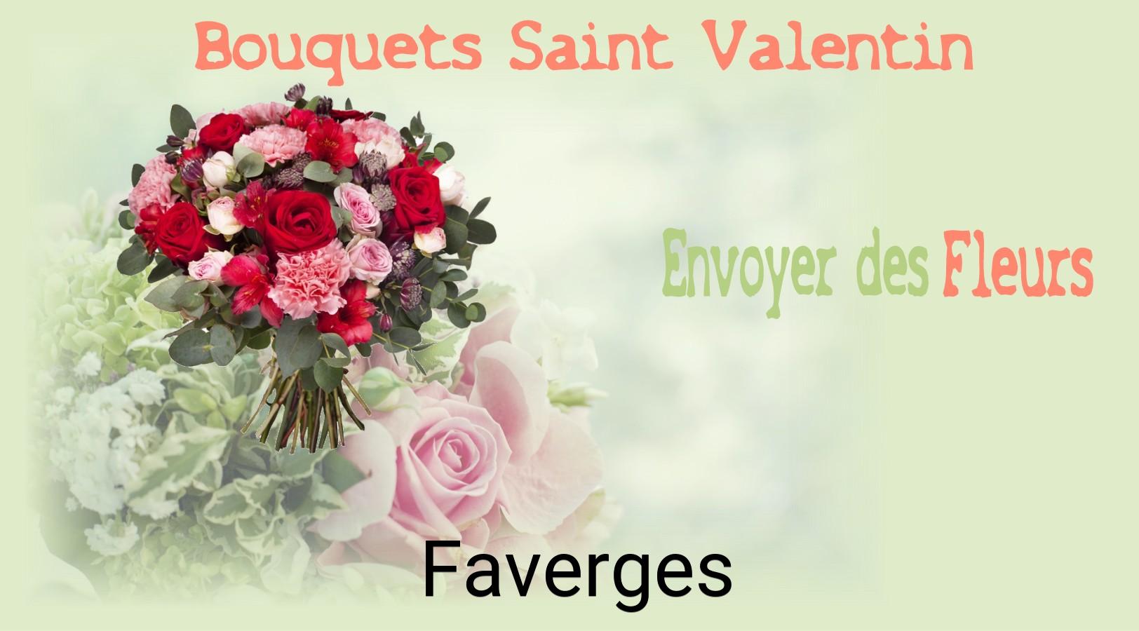 Roses de Saint-Valentin livrées à Faverges